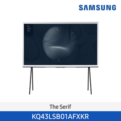 NEW 삼성 The Serif QLED 4K TV 108cm 클라우드화이트 KQ43LSB01AFXKR