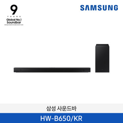 삼성 사운드바 3.1채널 (블랙) HW-B650/KR
