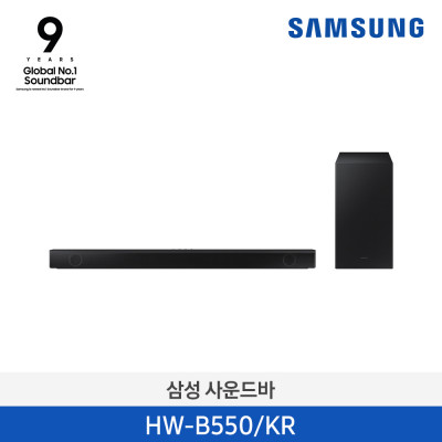 삼성 사운드바 2.1채널 (블랙) HW-B550/KR