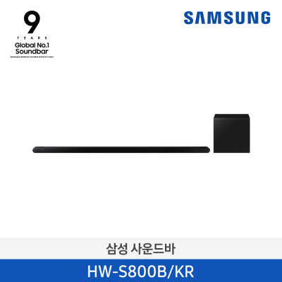 삼성 사운드바 3.1.2채널 (블랙) HW-S800B/KR