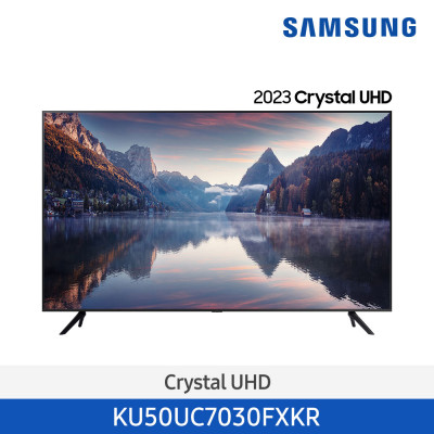 ★에너지효율1등급★ 23년 NEW 삼성 Crystal UHD 4K Smart TV 127cm KU50UC7030FXKR
